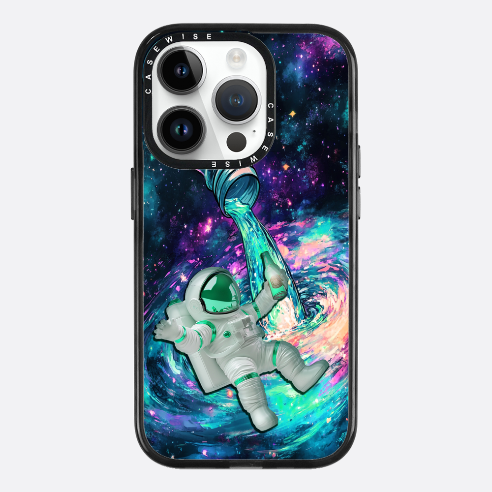 Cosmic Bar Flasche Astronaut trinken lustig - Hülle