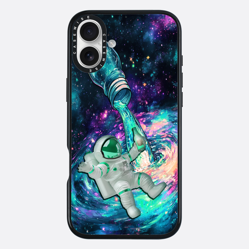 Cosmic Bar Flasche Astronaut trinken lustig - Hülle