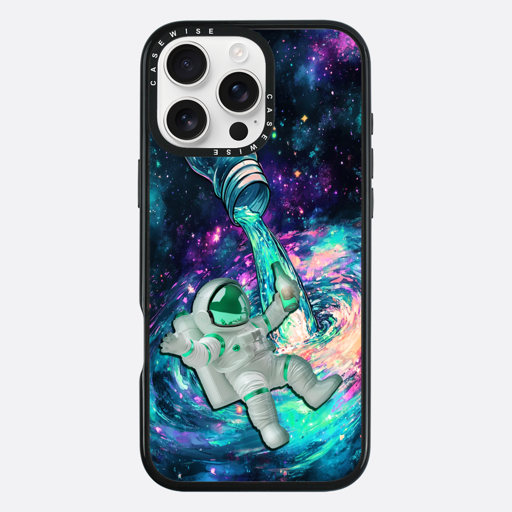 Cosmic Bar Flasche Astronaut trinken lustig - Hülle