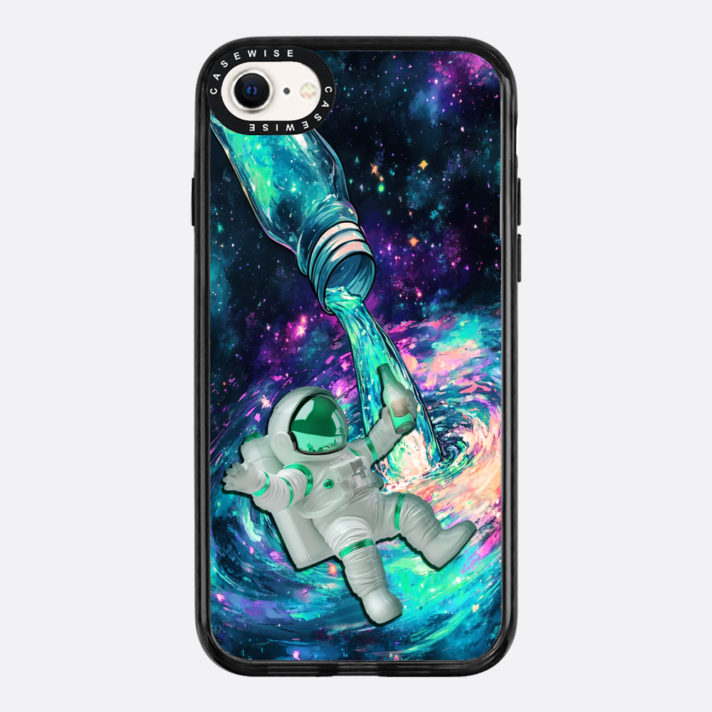 Cosmic Bar Flasche Astronaut trinken lustig - Hülle