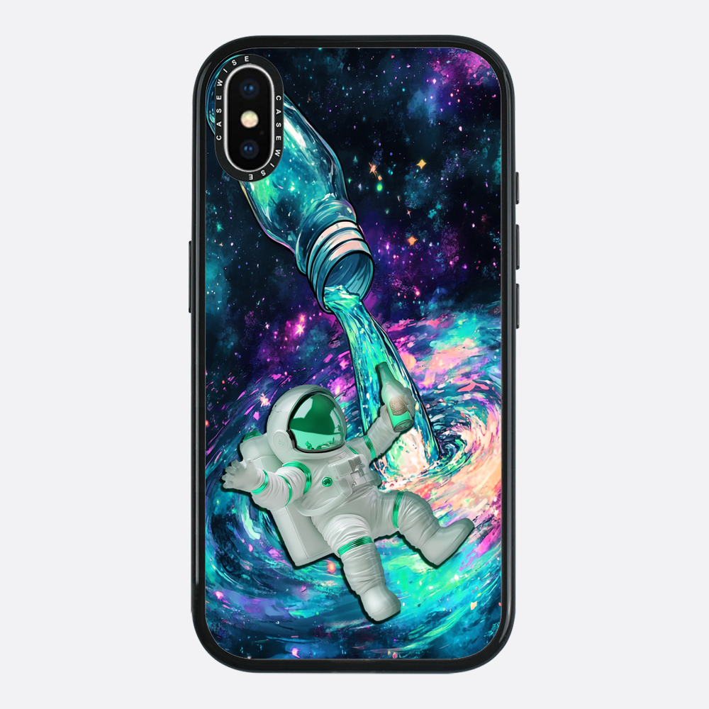 Cosmic Bar Flasche Astronaut trinken lustig - Hülle