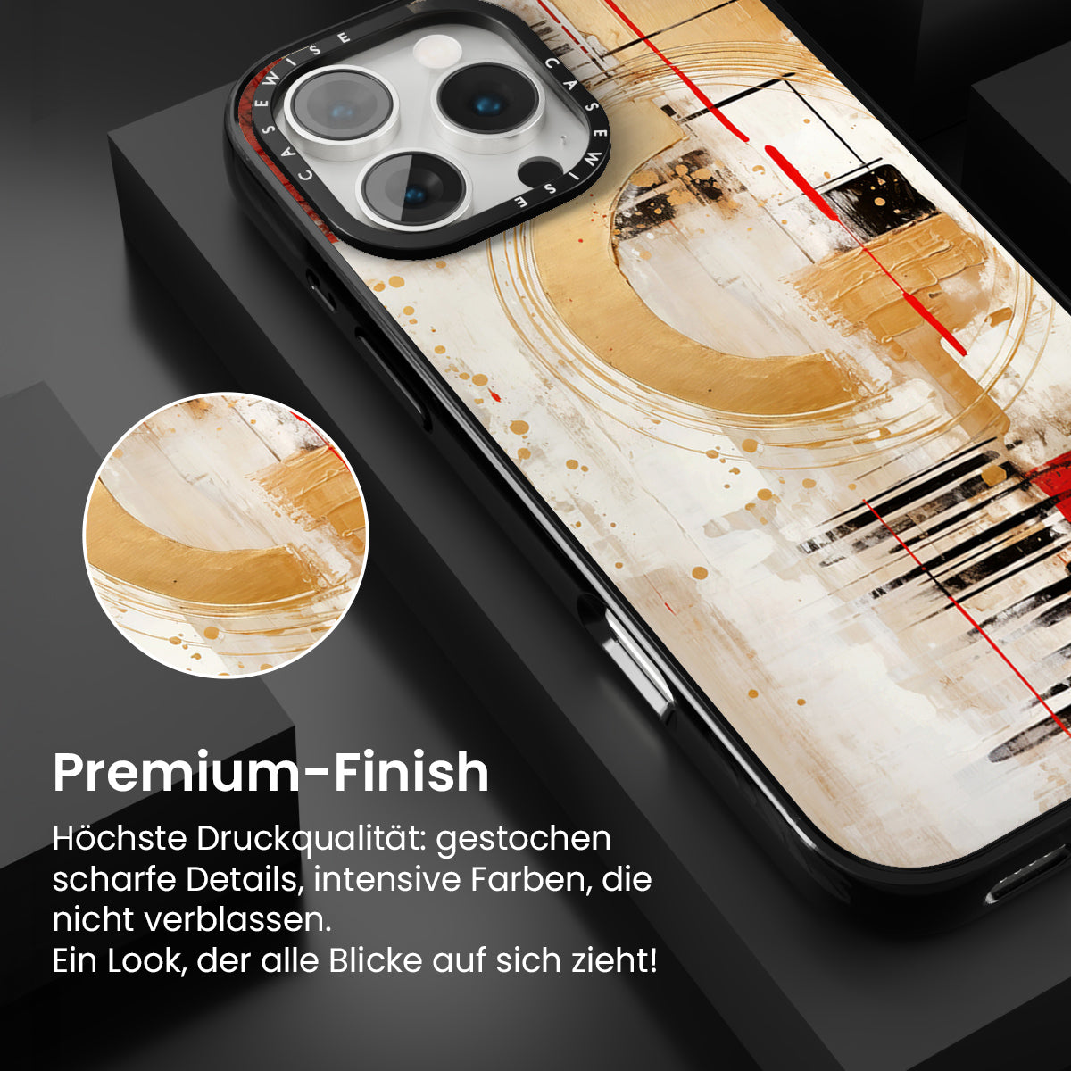 Abstrakte kunstatmosphärische Aufregung - Hülle