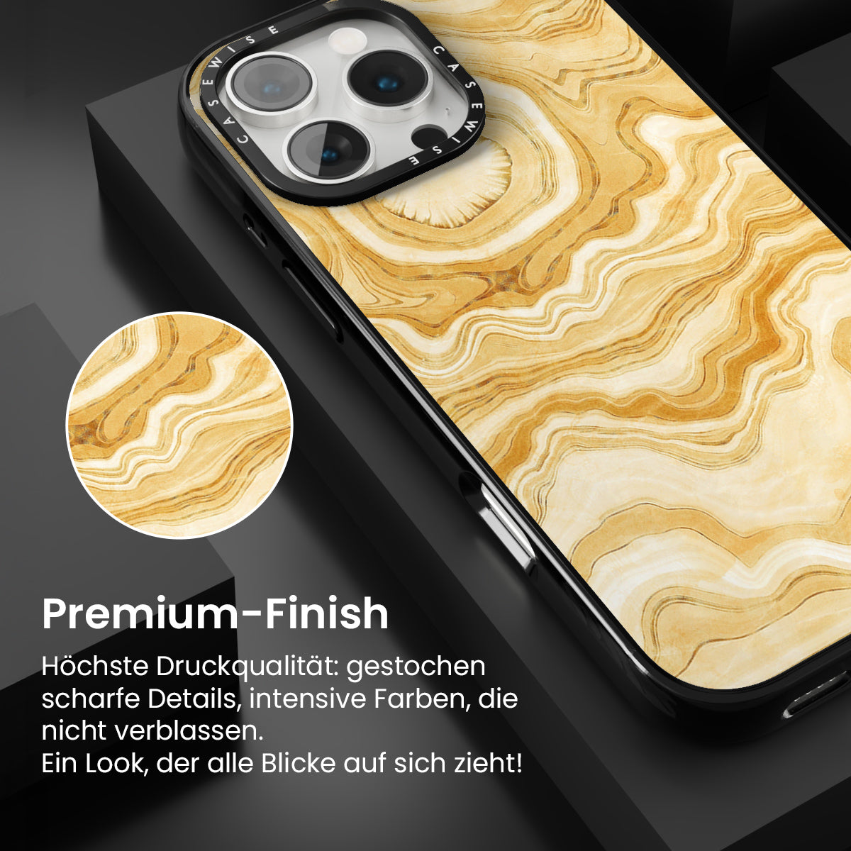 Goldene Achat Textur 10 - Hülle