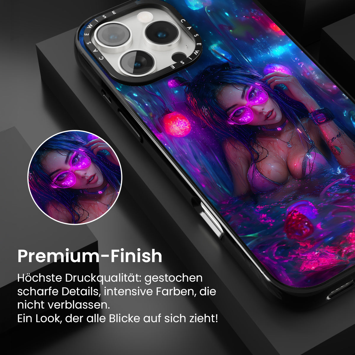 Party Cyberpunk Mädchen - Hülle