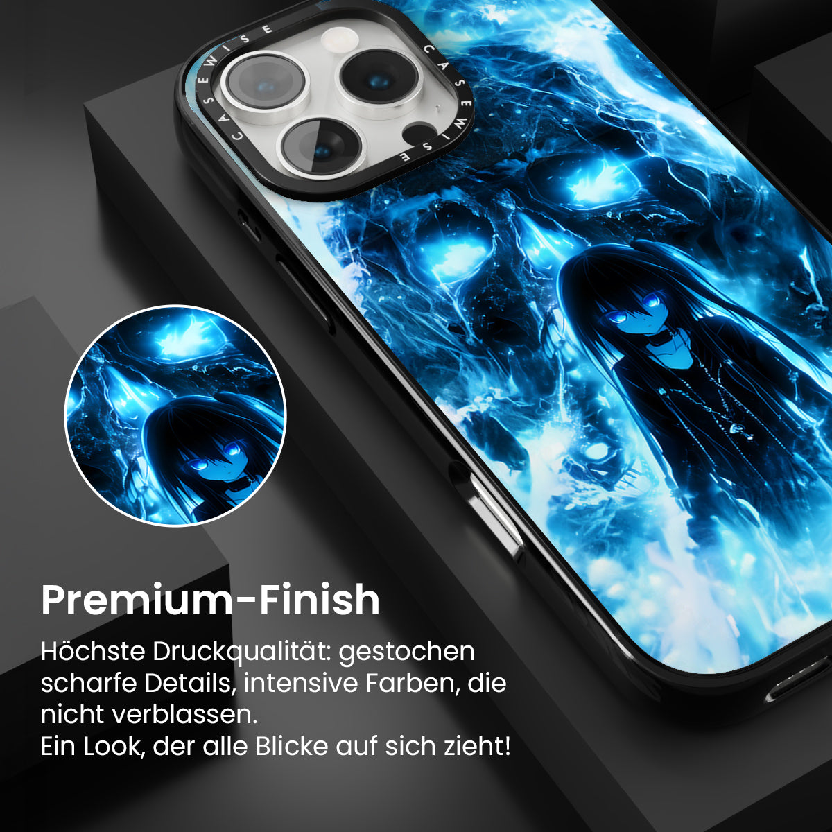 Gotischer blauer Zauberer - Hülle