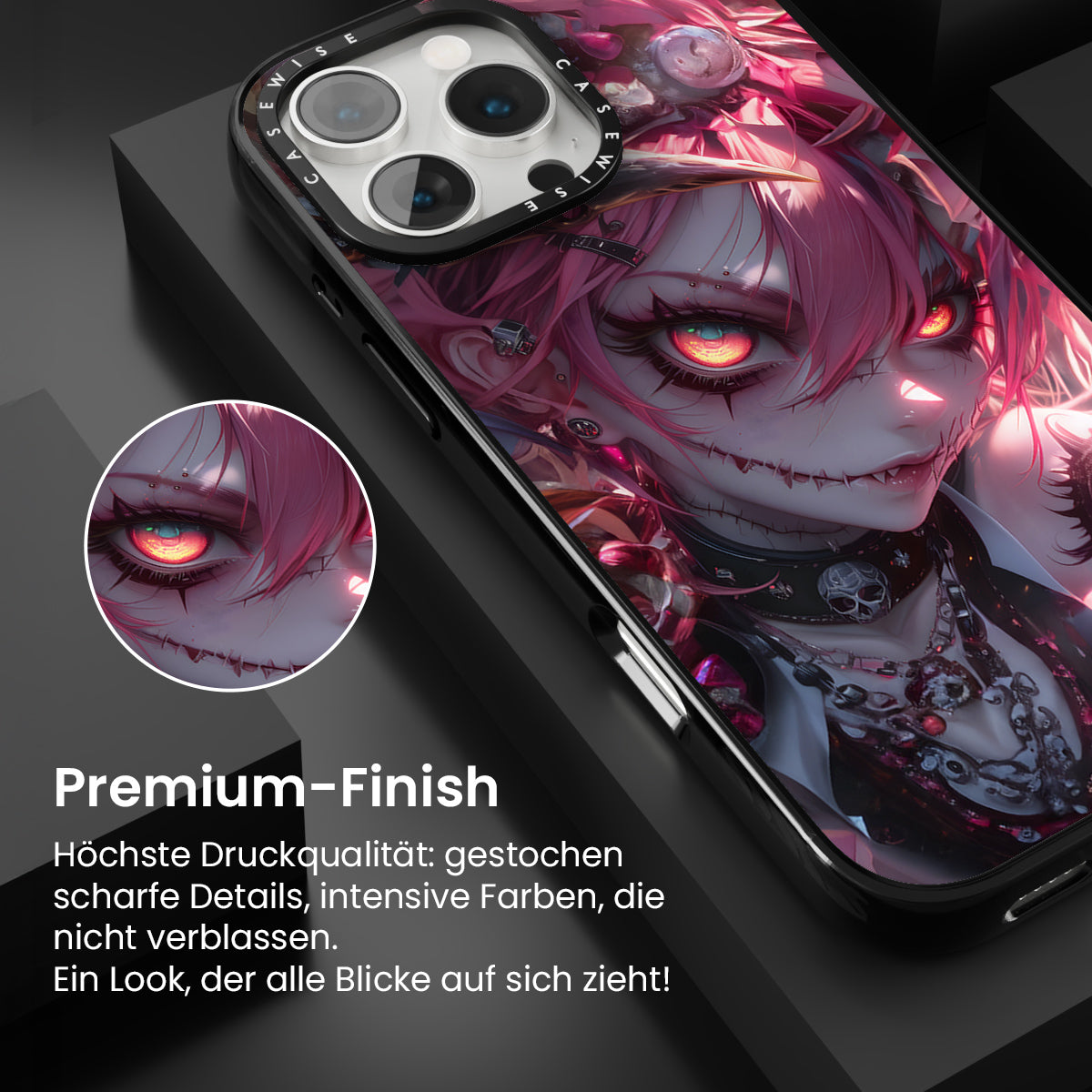 Das rosa Psycho -Mädchen - Hülle