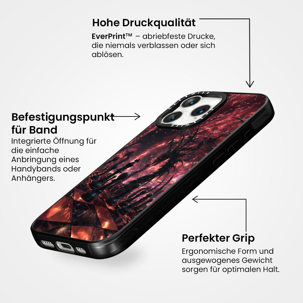 Roter Schach im Weltraum - Hülle