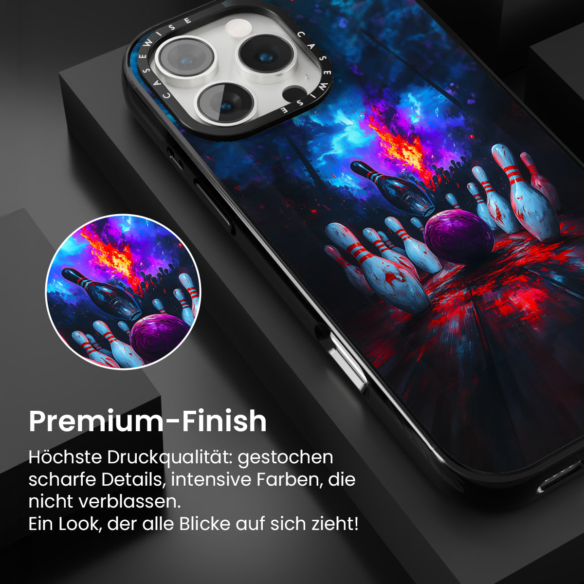 Mitternachts Galaxy Bowling - Hülle