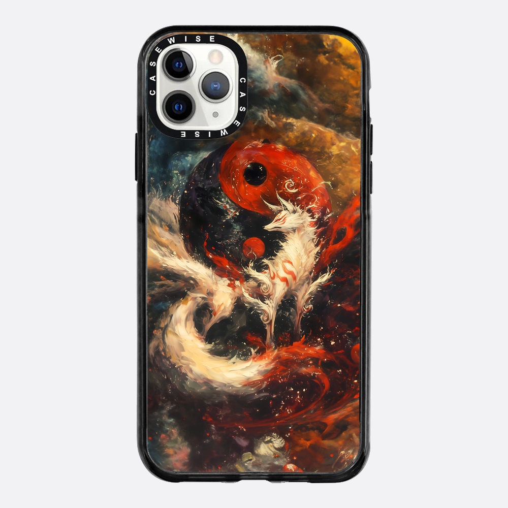 Red Kitsune Yin und Yang - Hülle