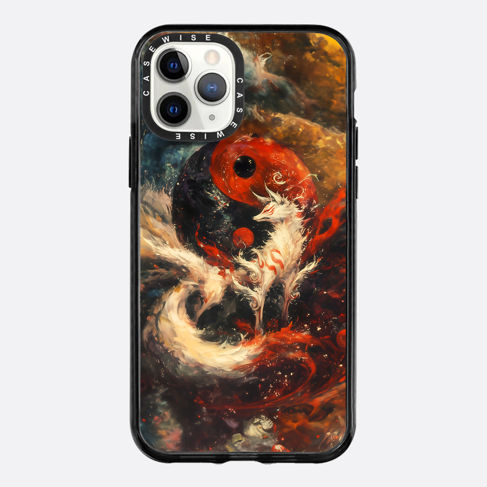 Red Kitsune Yin und Yang - Hülle