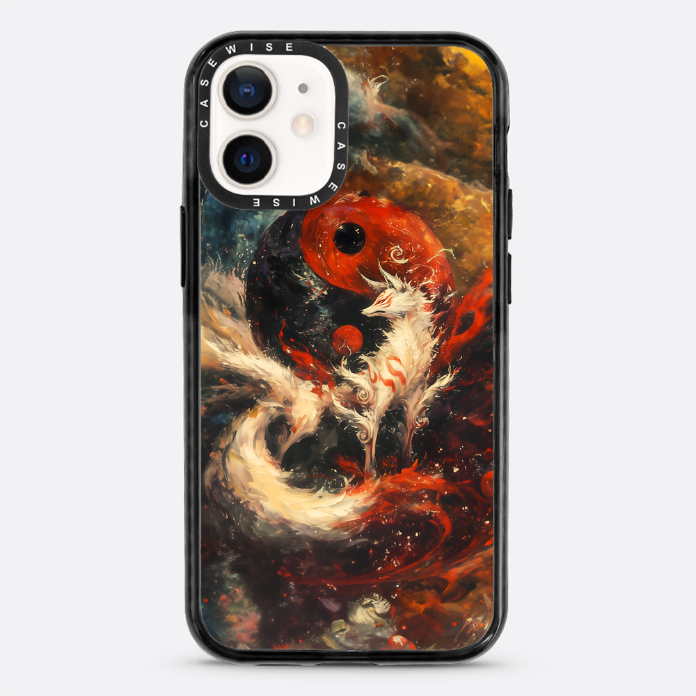 Red Kitsune Yin und Yang - Hülle