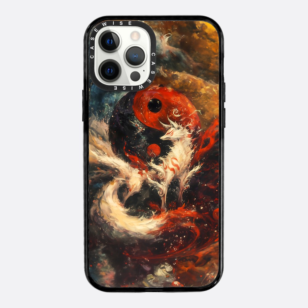 Red Kitsune Yin und Yang - Hülle