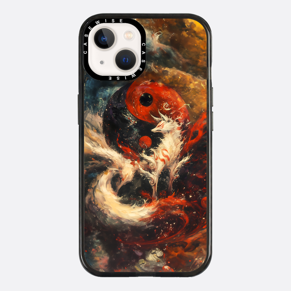 Red Kitsune Yin und Yang - Hülle