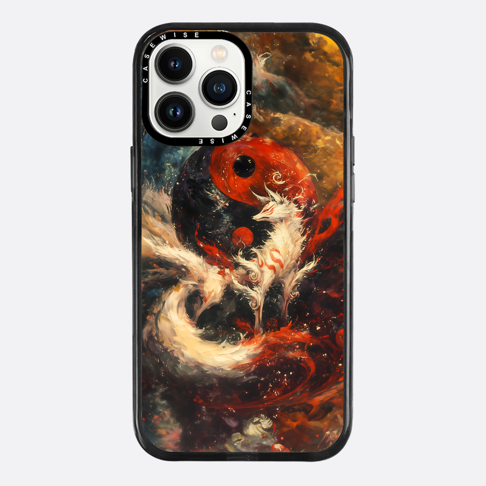 Red Kitsune Yin und Yang - Hülle