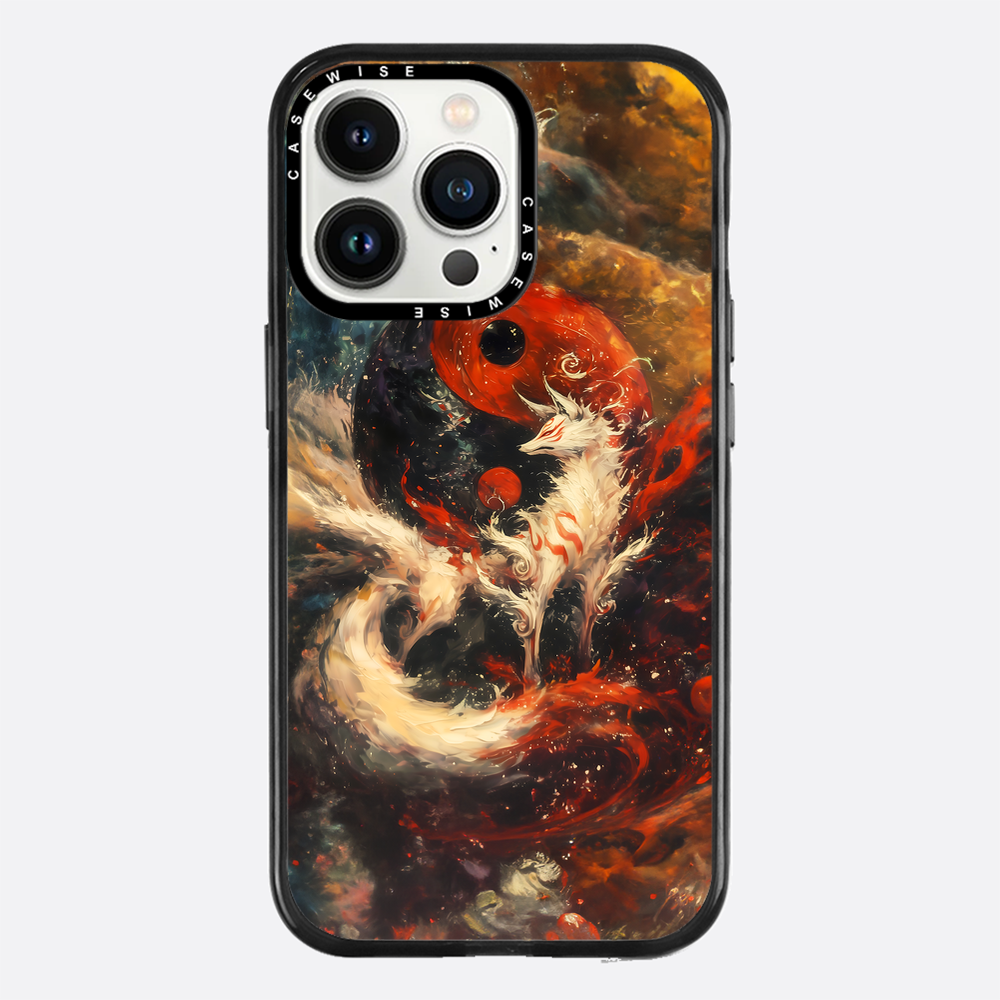 Red Kitsune Yin und Yang - Hülle