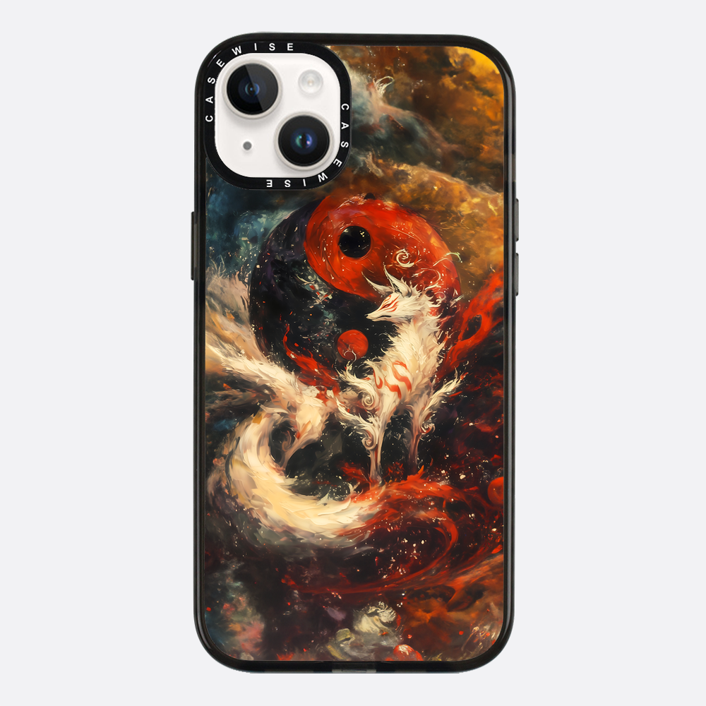 Red Kitsune Yin und Yang - Hülle
