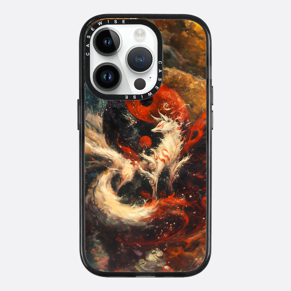 Red Kitsune Yin und Yang - Hülle