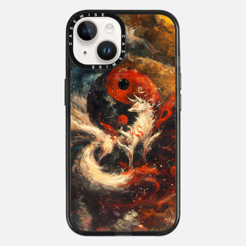 Red Kitsune Yin und Yang - Hülle