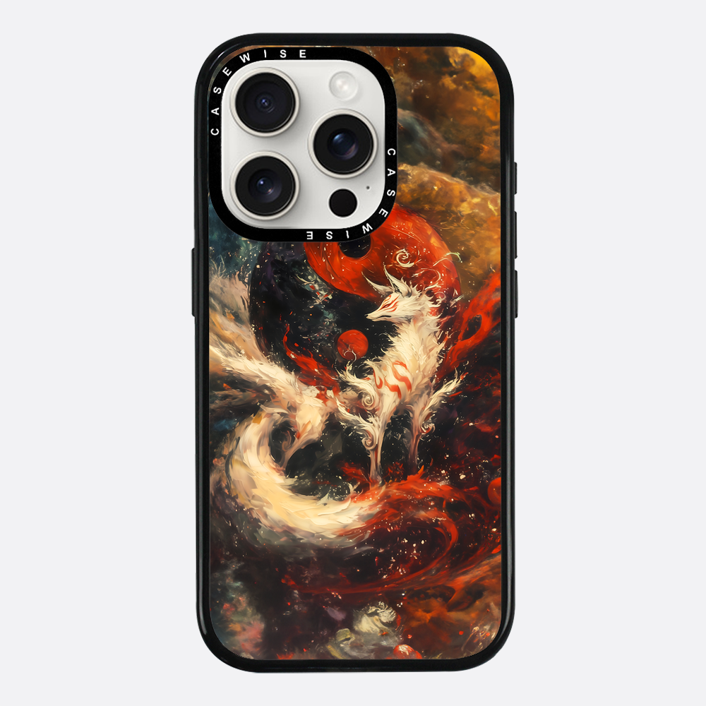 Red Kitsune Yin und Yang - Hülle