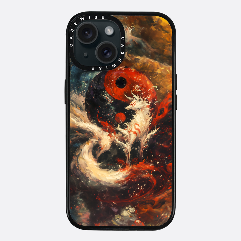 Red Kitsune Yin und Yang - Hülle