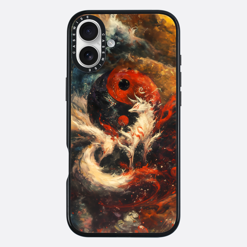 Red Kitsune Yin und Yang - Hülle