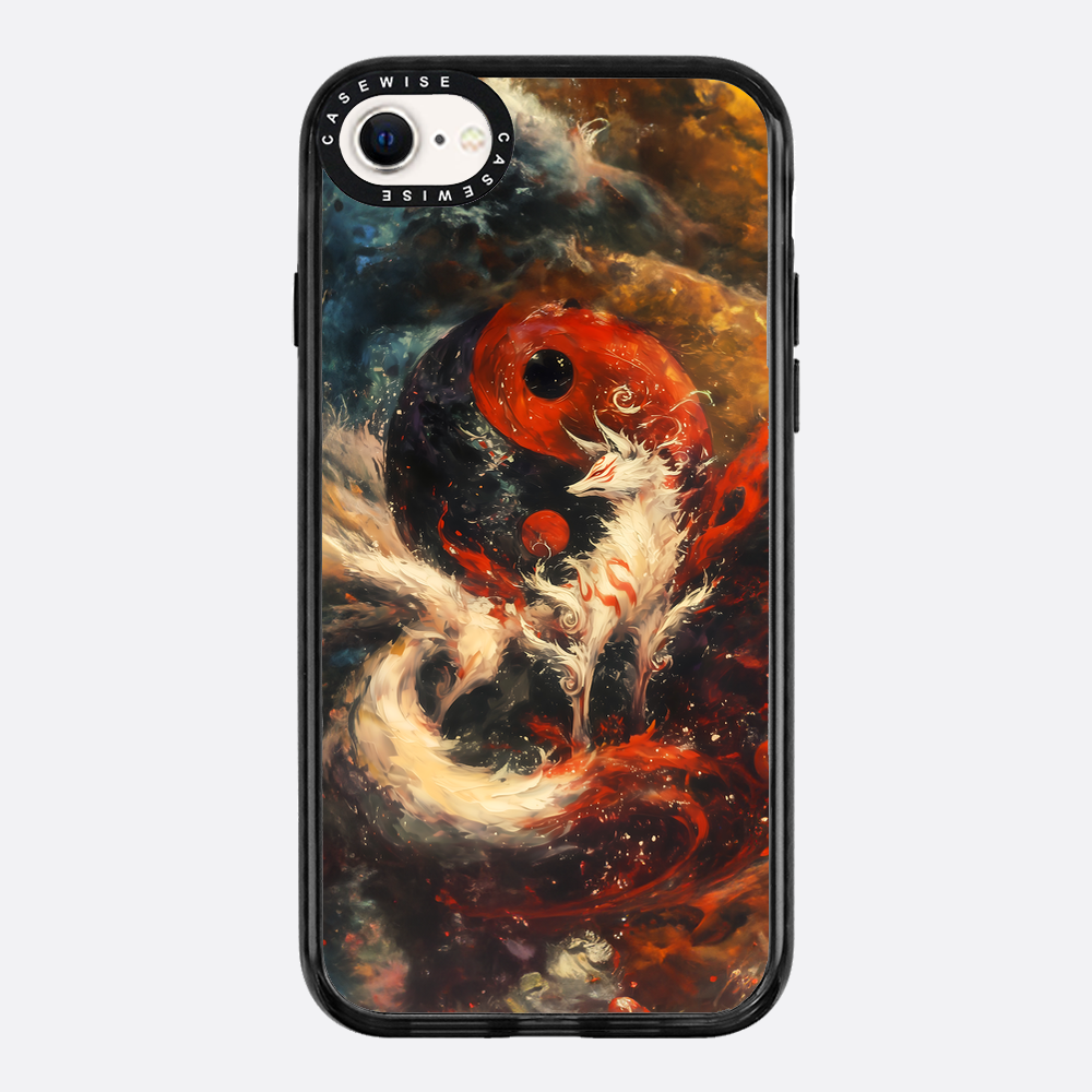 Red Kitsune Yin und Yang - Hülle