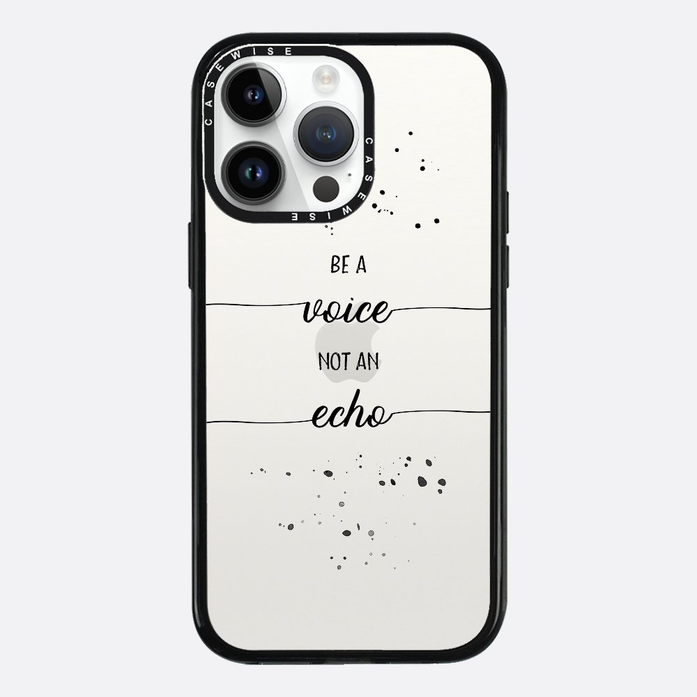 Textkunst ist eine Stimme, keine Echo - Hülle