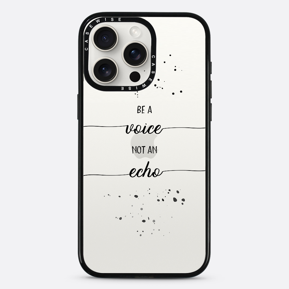Textkunst ist eine Stimme, keine Echo - Hülle