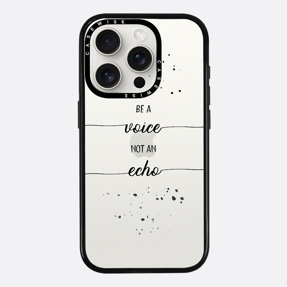 Textkunst ist eine Stimme, keine Echo - Hülle