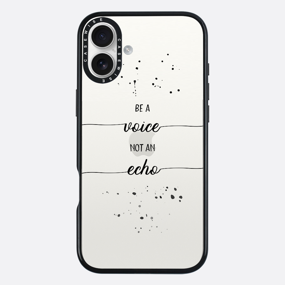 Textkunst ist eine Stimme, keine Echo - Hülle