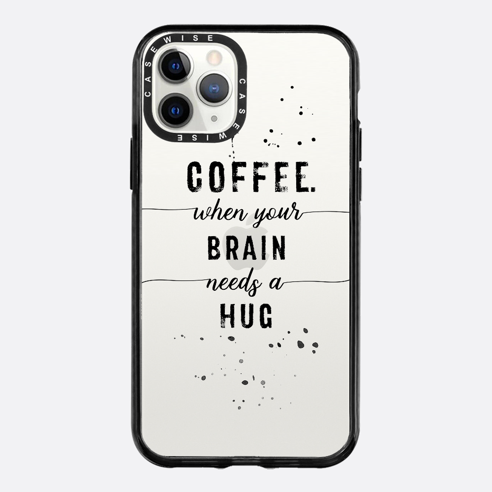 Textkunstkaffee Wenn Ihr Gehirn eine Umarmung braucht - Hülle