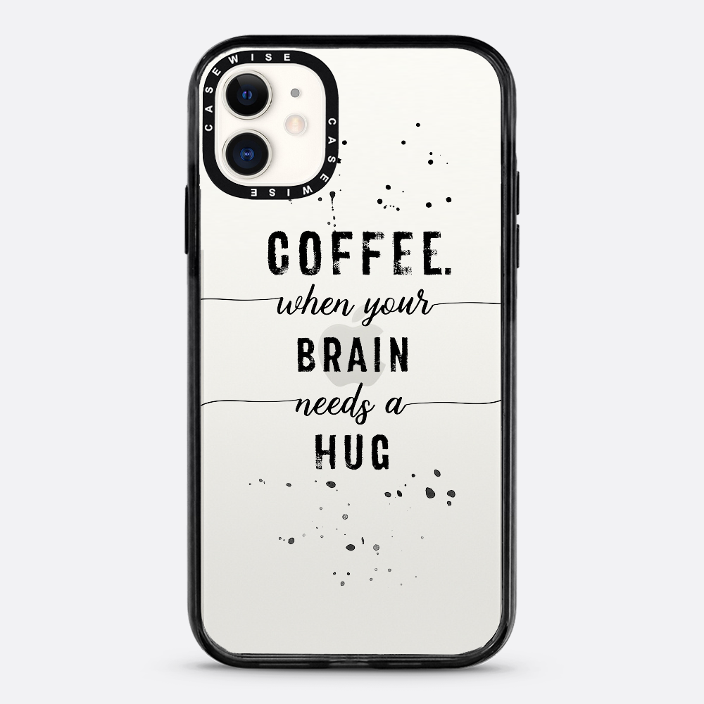 Textkunstkaffee Wenn Ihr Gehirn eine Umarmung braucht - Hülle