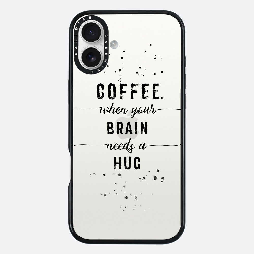 Textkunstkaffee Wenn Ihr Gehirn eine Umarmung braucht - Hülle