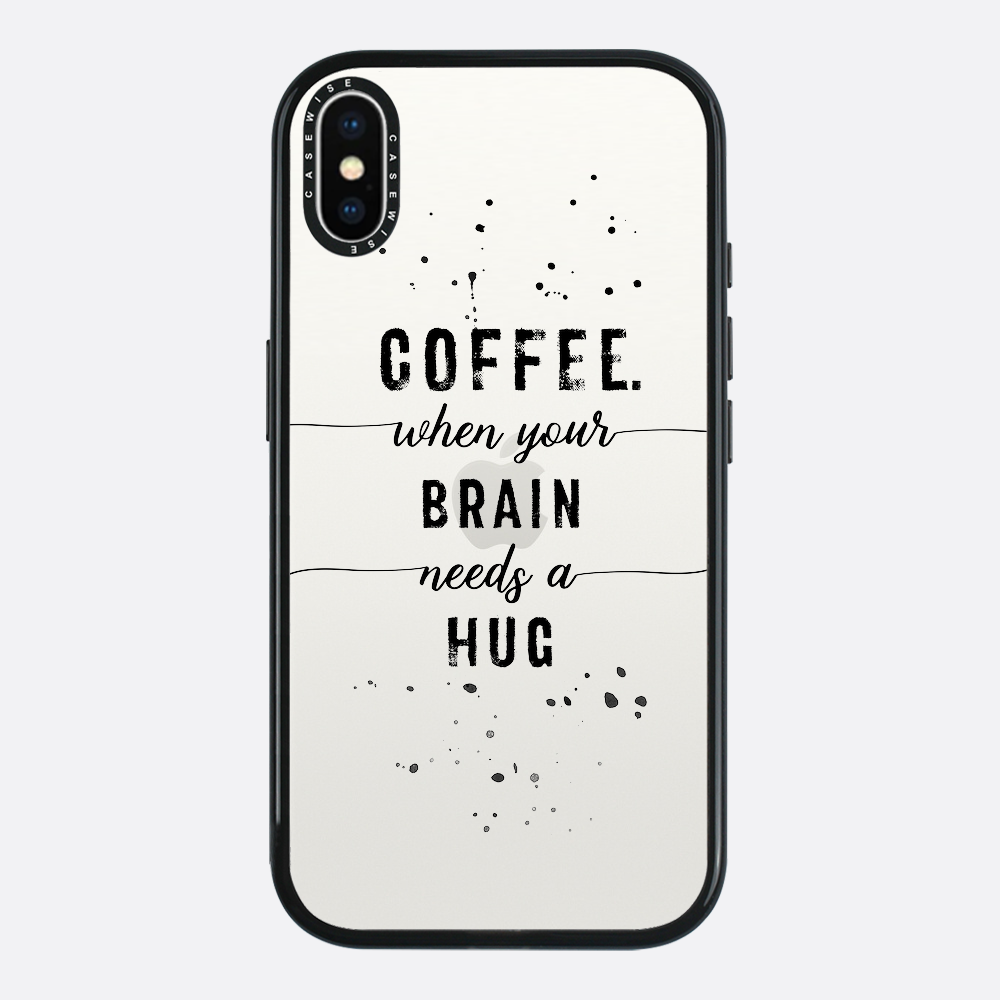 Textkunstkaffee Wenn Ihr Gehirn eine Umarmung braucht - Hülle