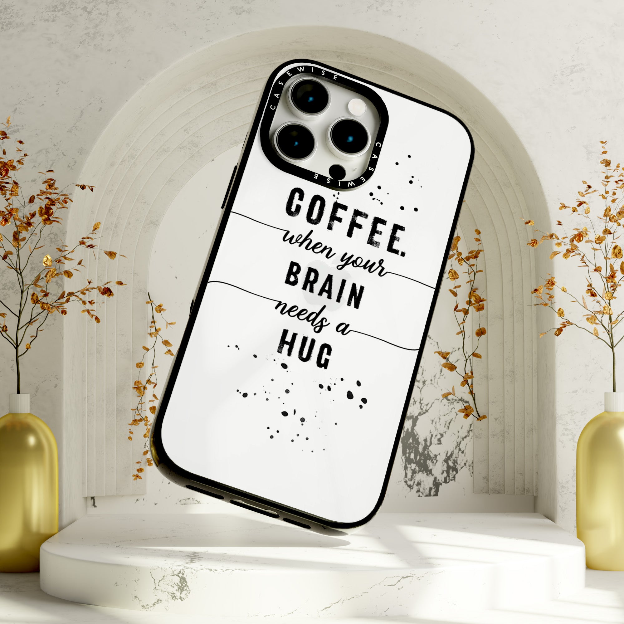 Textkunstkaffee Wenn Ihr Gehirn eine Umarmung braucht - Hülle