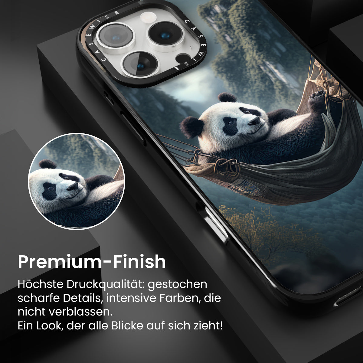 Panda Hängematte chillen - Hülle