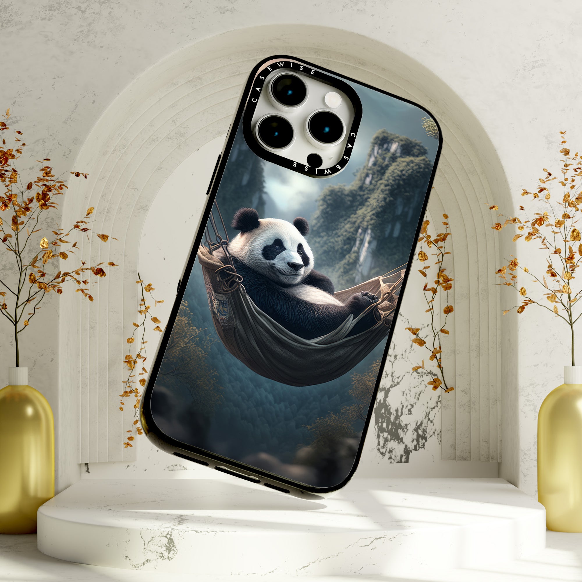 Panda Hängematte chillen - Hülle