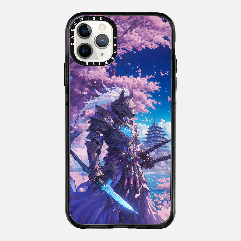 Kirschblüte Wolf Samurai - Hülle
