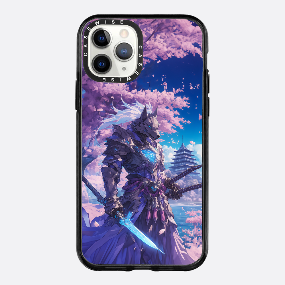 Kirschblüte Wolf Samurai - Hülle