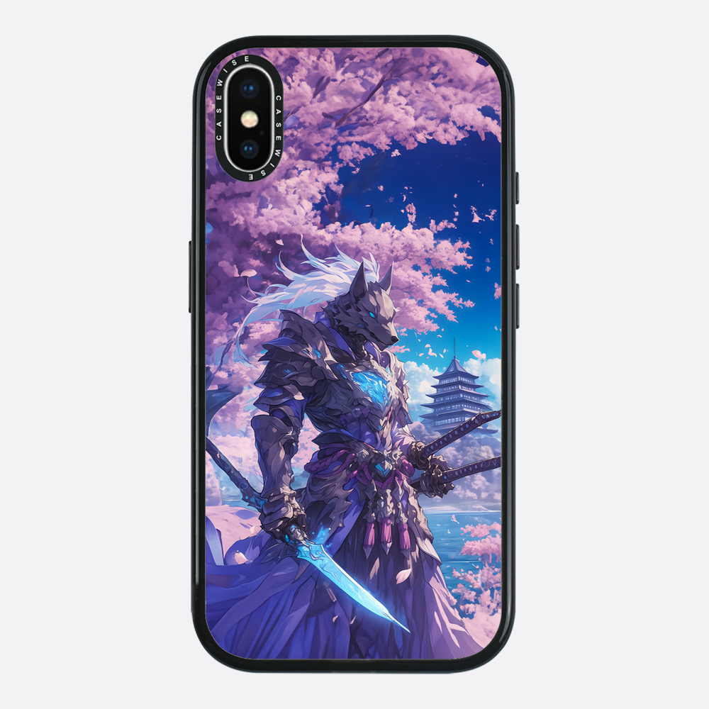 Kirschblüte Wolf Samurai - Hülle