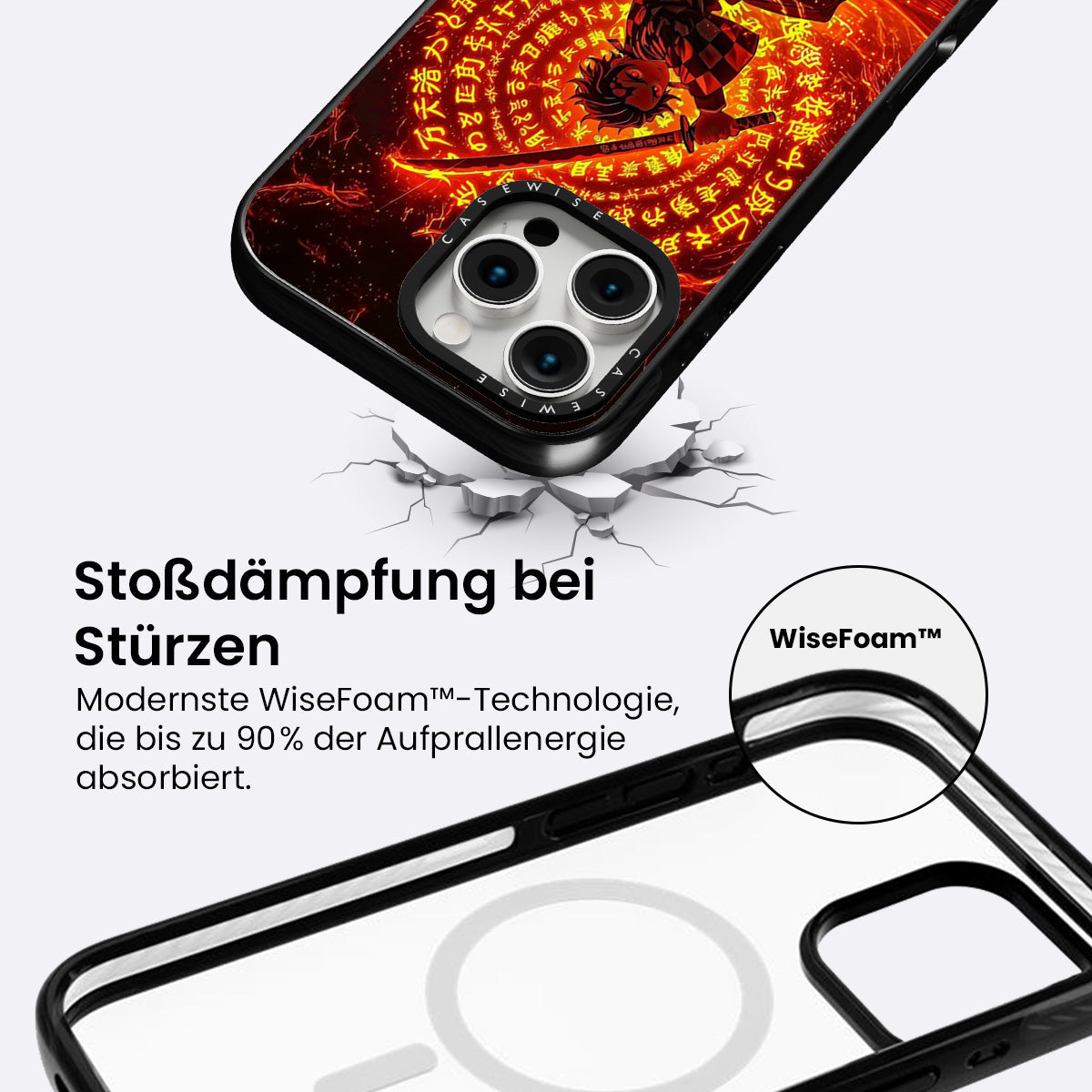 Tanjiro in der feurigen Atemtechnik - Hülle
