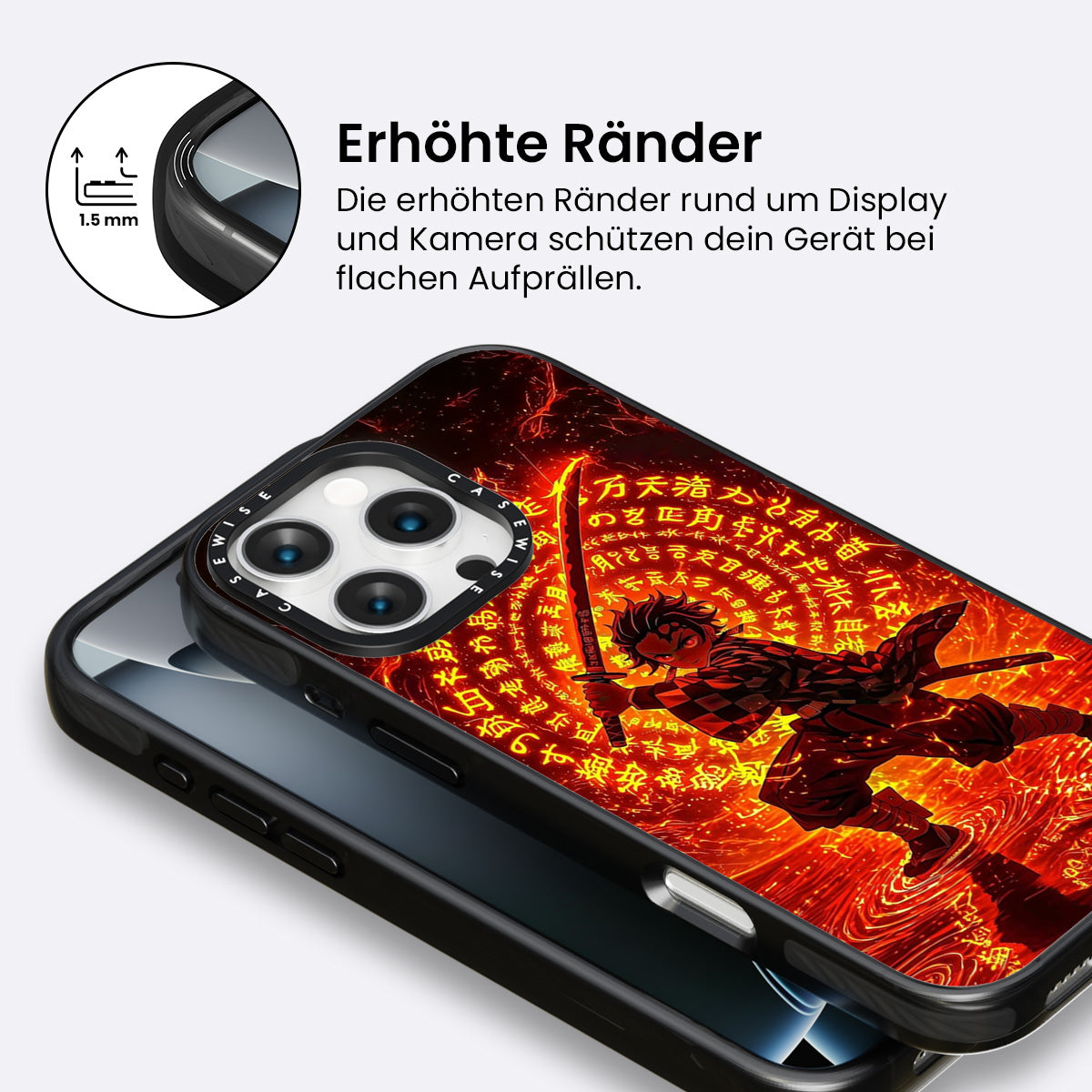 Tanjiro in der feurigen Atemtechnik - Hülle