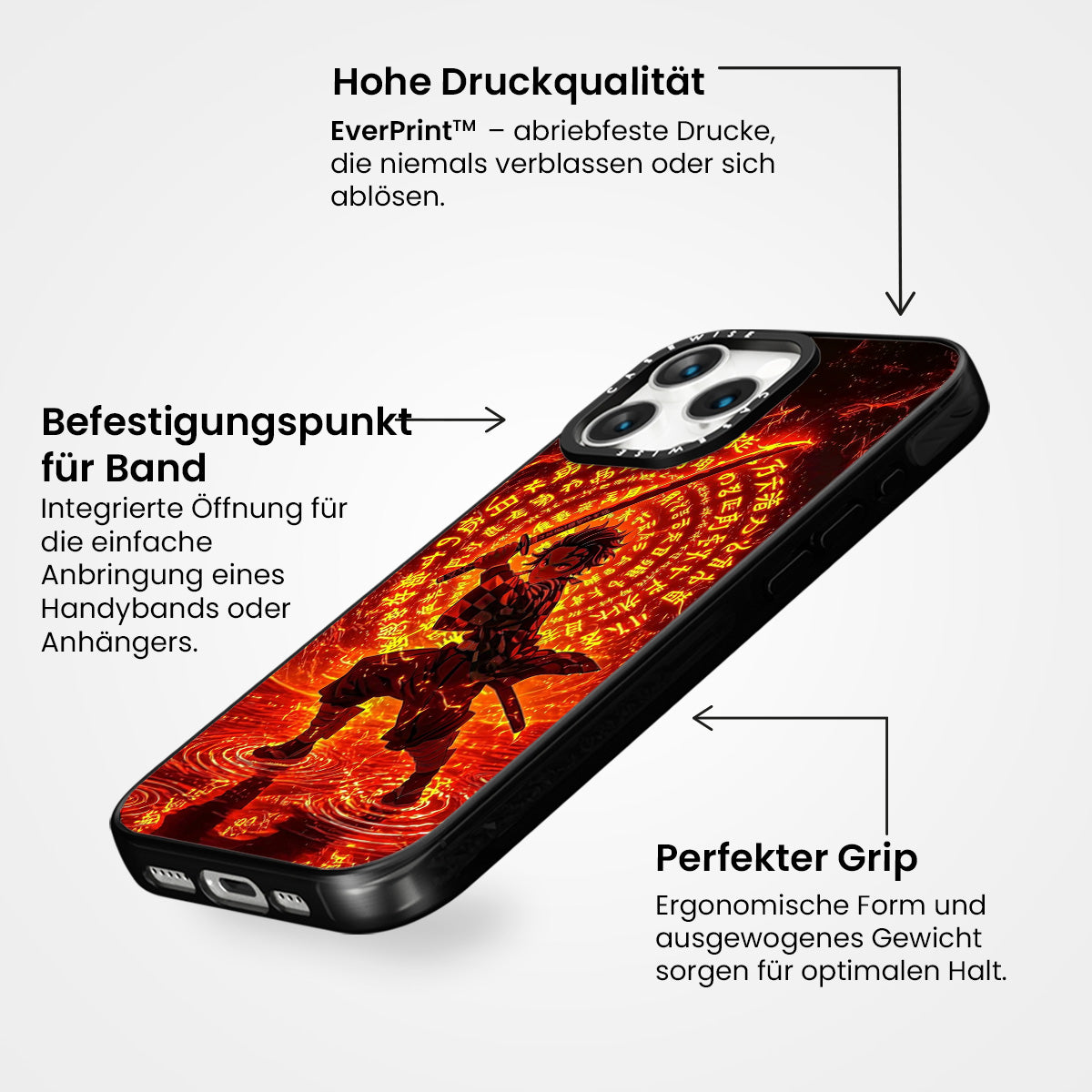 Tanjiro in der feurigen Atemtechnik - Hülle