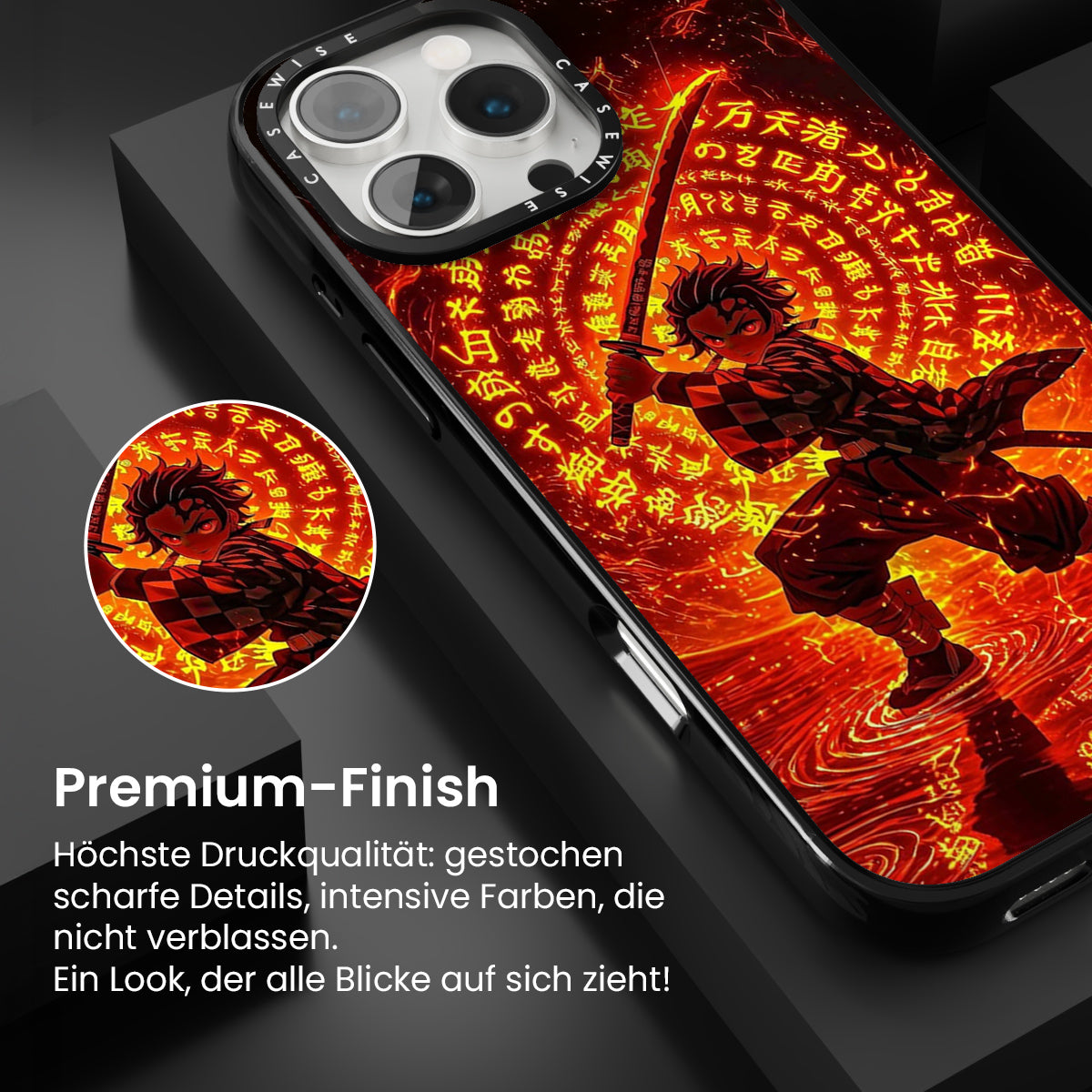 Tanjiro in der feurigen Atemtechnik - Hülle