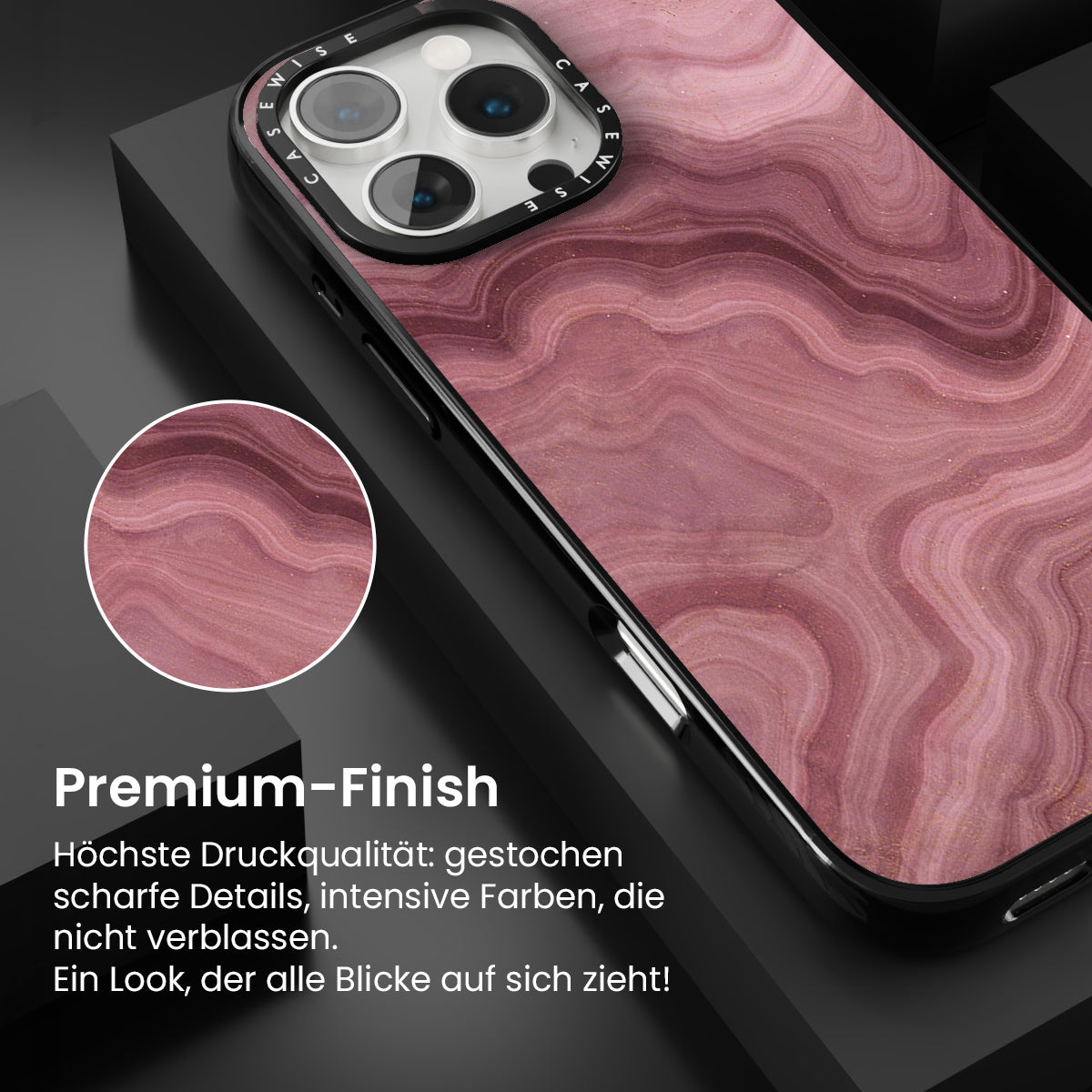 Pink Achat Textur 07 - Hülle
