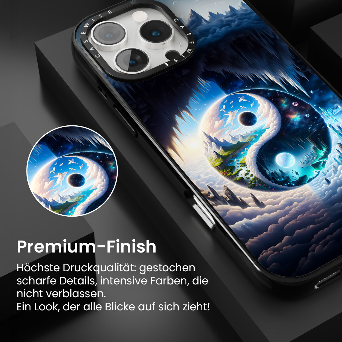 Gefrorener Yin und Yang - Hülle