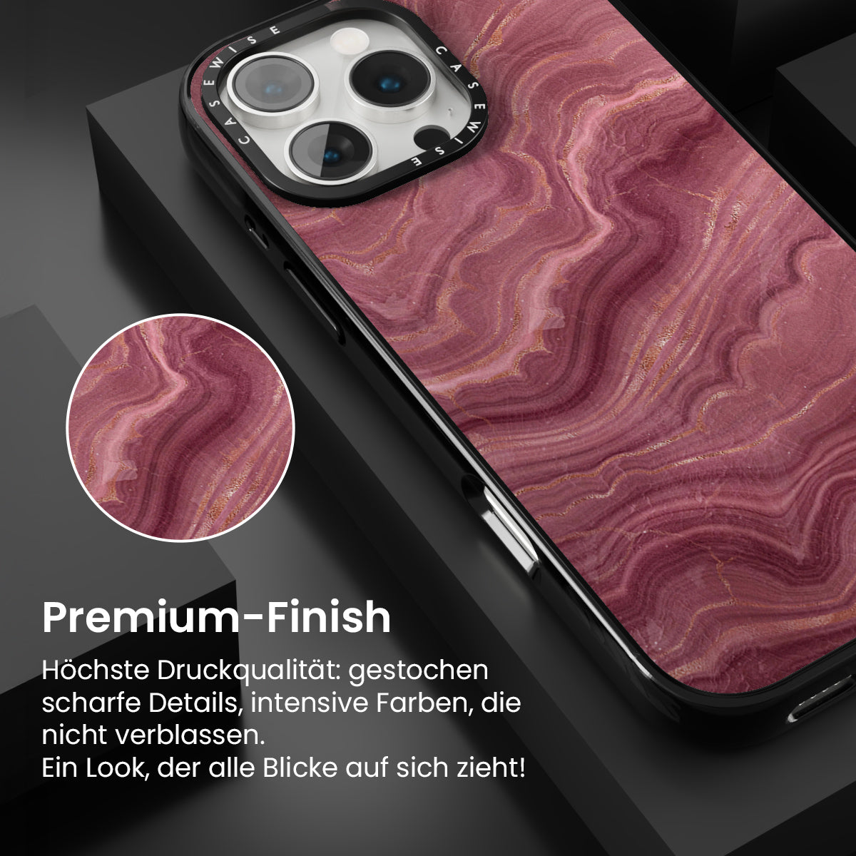 Pink Achat Textur 05 - Hülle