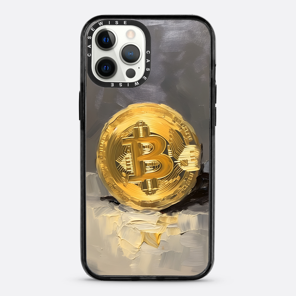 Bitcoin -Teigmalerei - Hülle