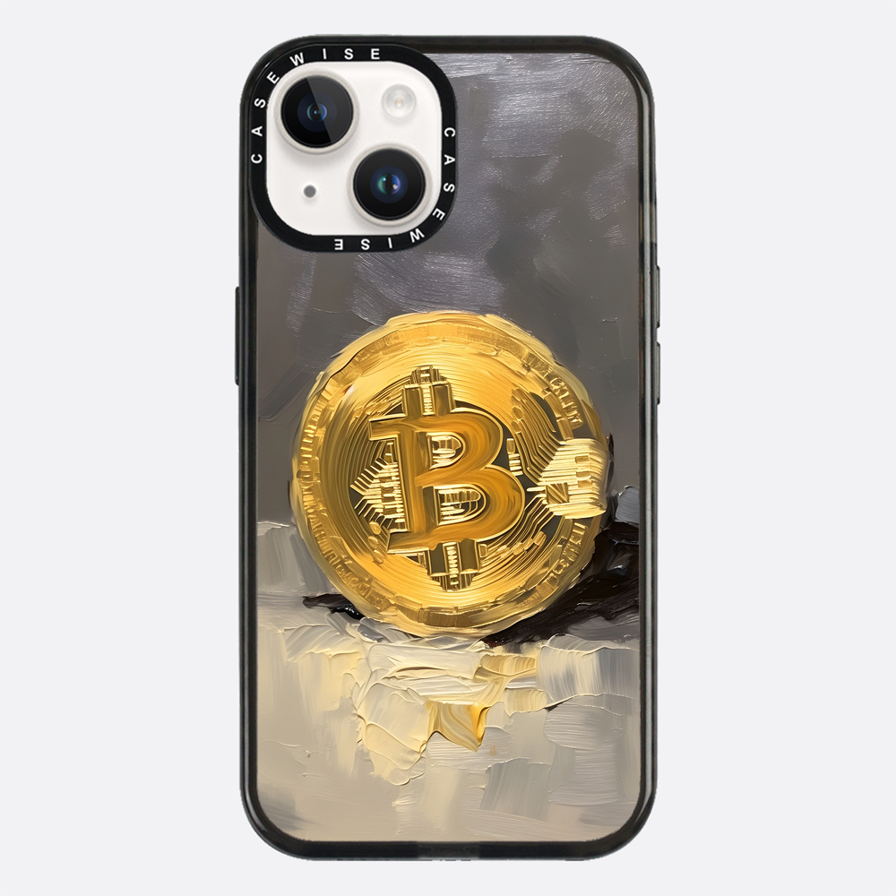 Bitcoin -Teigmalerei - Hülle