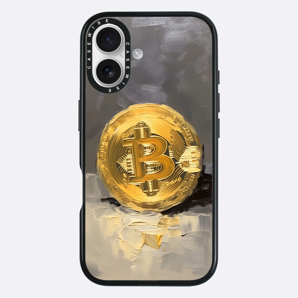Bitcoin -Teigmalerei - Hülle